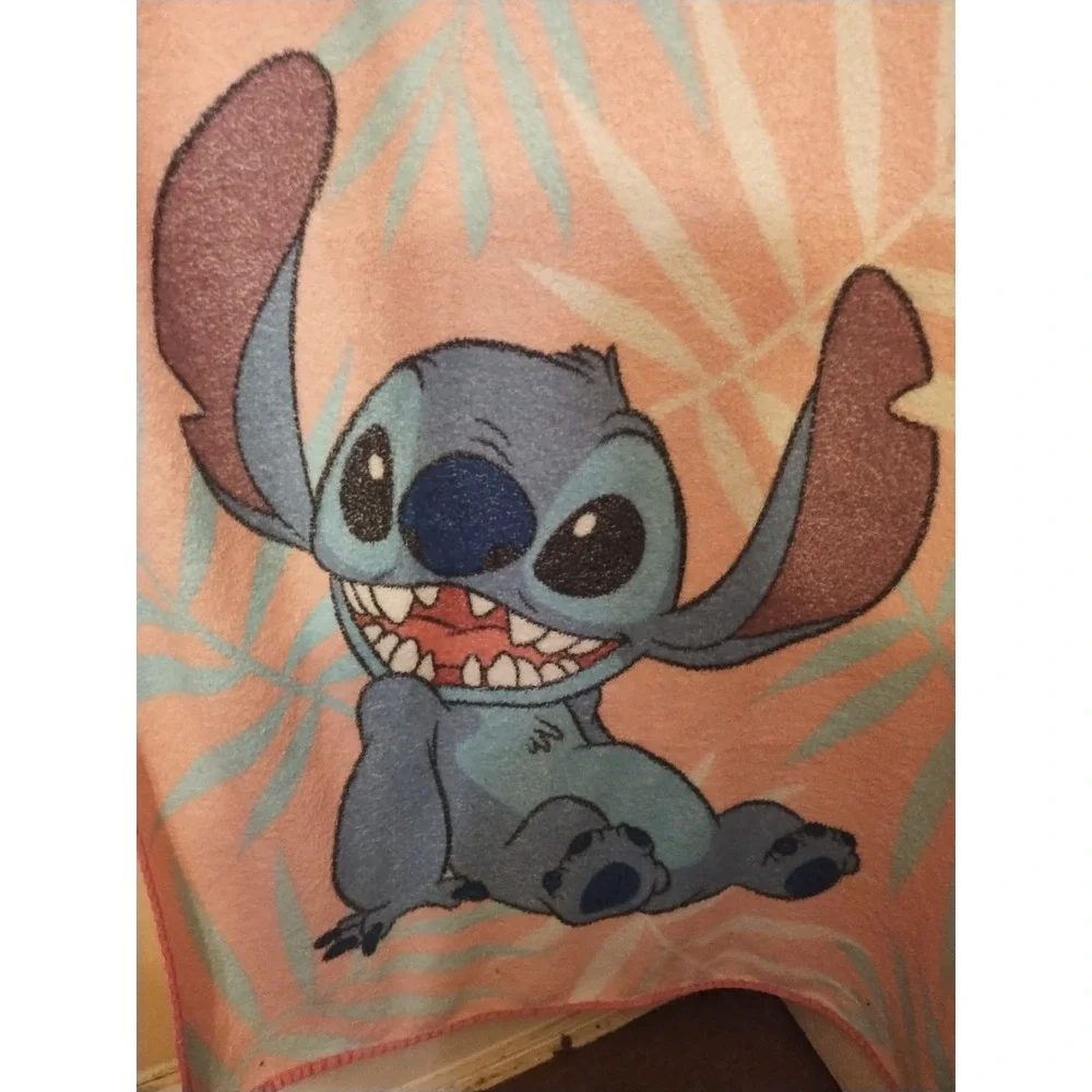 Disney stitch blanket